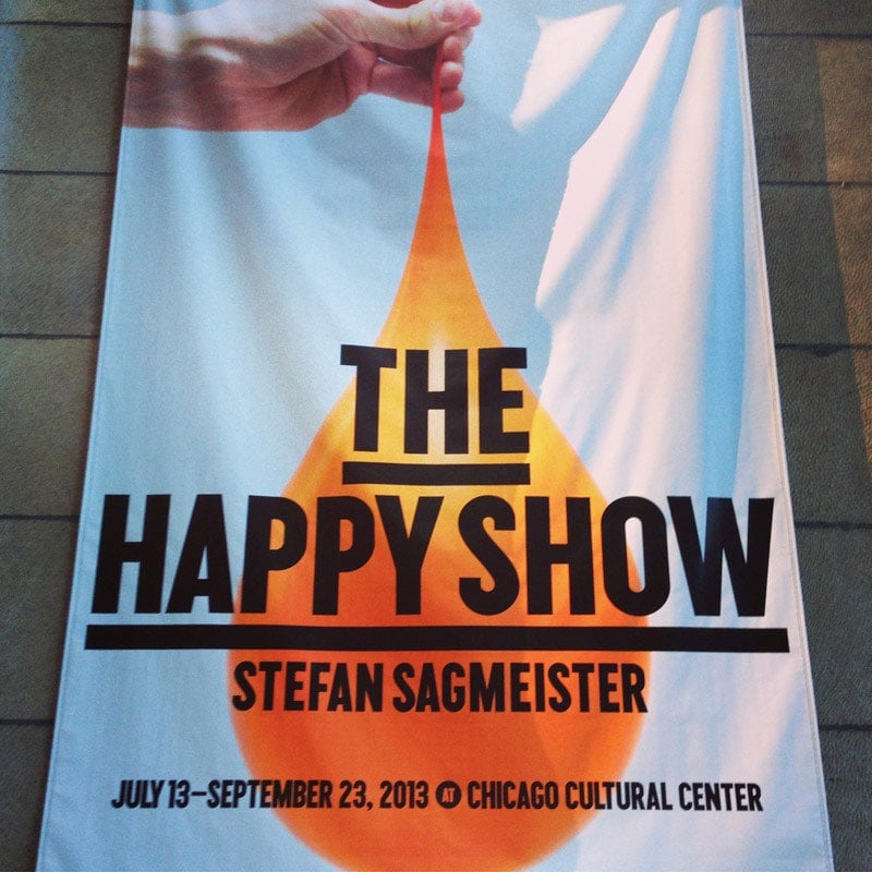 Exhibit: The Happy Show by Stefan Sagmeister via @chykalophia